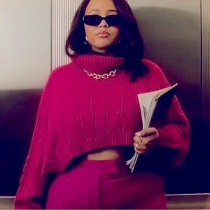 GabiFresh x Fashion to Figure Cropped Sweater